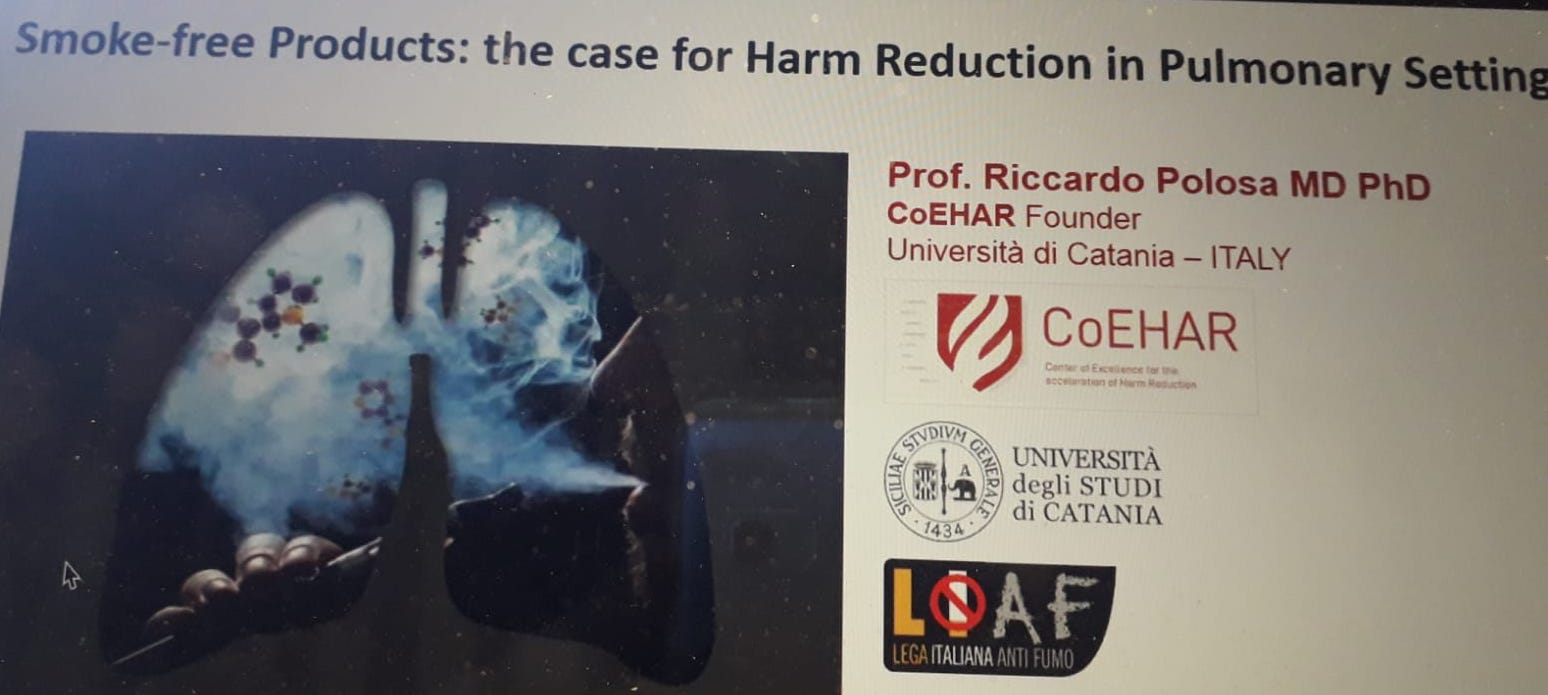 Read more about the article Polosa, Pakistan: first speech on tobacco harm reduction strategies