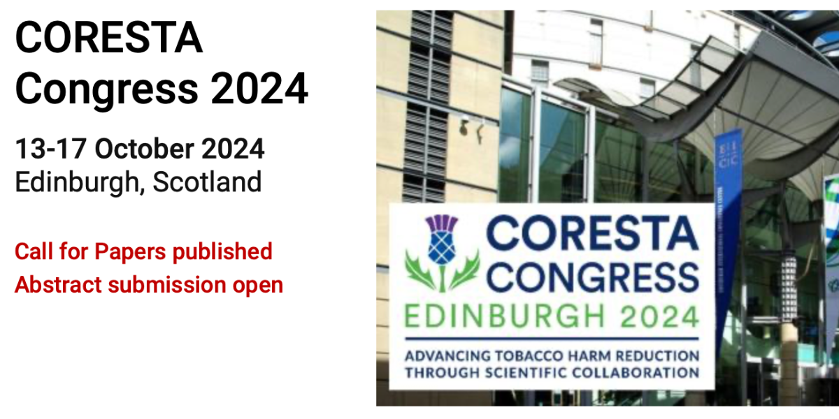 Read more about the article CoEHAR at the CORESTA Congress 2024 in Edinburgh